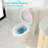 One-Piece Elongated Comfort Height Toilet, Dual Flush 1.1/1.6 GPF, Soft Close Seat, Non-Splash Siphon Flush, White Ceramic Bathroom Toilet with Installation Kit