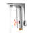Touchless Bathroom Sink Faucet Single Handle Brushed Nickel 9/16in Pipe