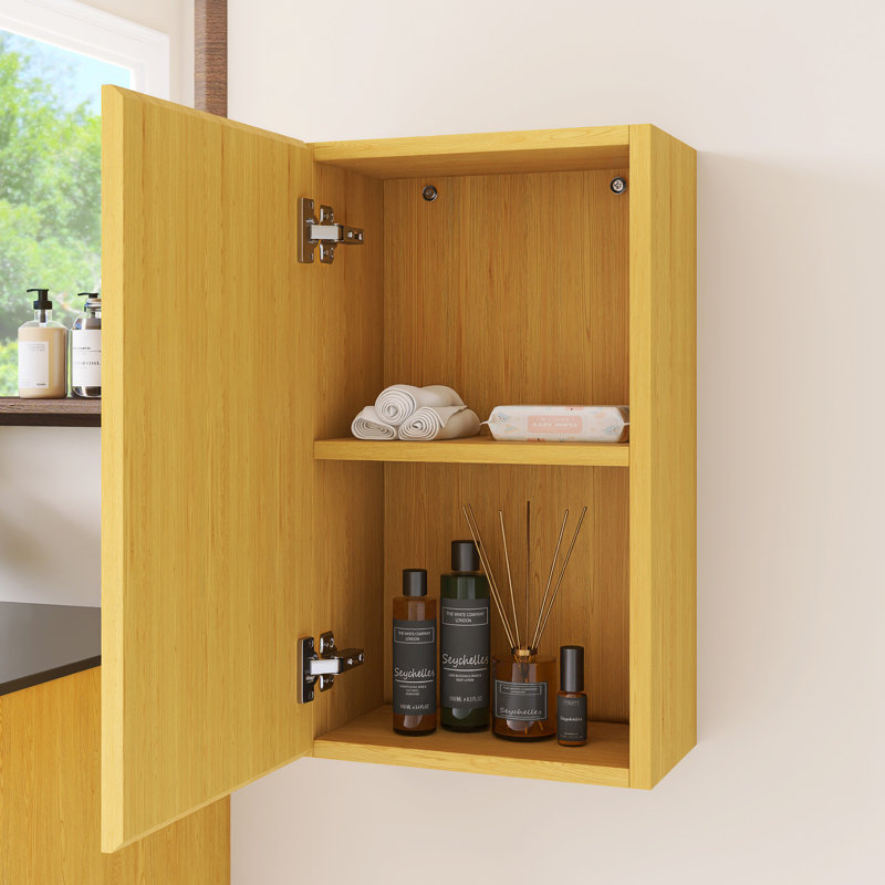 Armoire murale de 23 po de hauteur pour salle de bain avec porte et tablettes