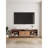Dumbo 85" Modern Fluted TV Stand with 6 Adjustable Shelves and 2 Drawers for TVs up to 80" in Golden Brown-679943013-719898136