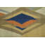 Tapis carré en laine Kilim