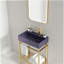 Commode de salle de bain 24 po avec bol en céramique, ensemble de comptoir de salle de bain indépendant, bol en céramique rectangulaire sans robinet-120406513