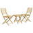 Hokku Designs 3 Piece Bistro Set Bamboo