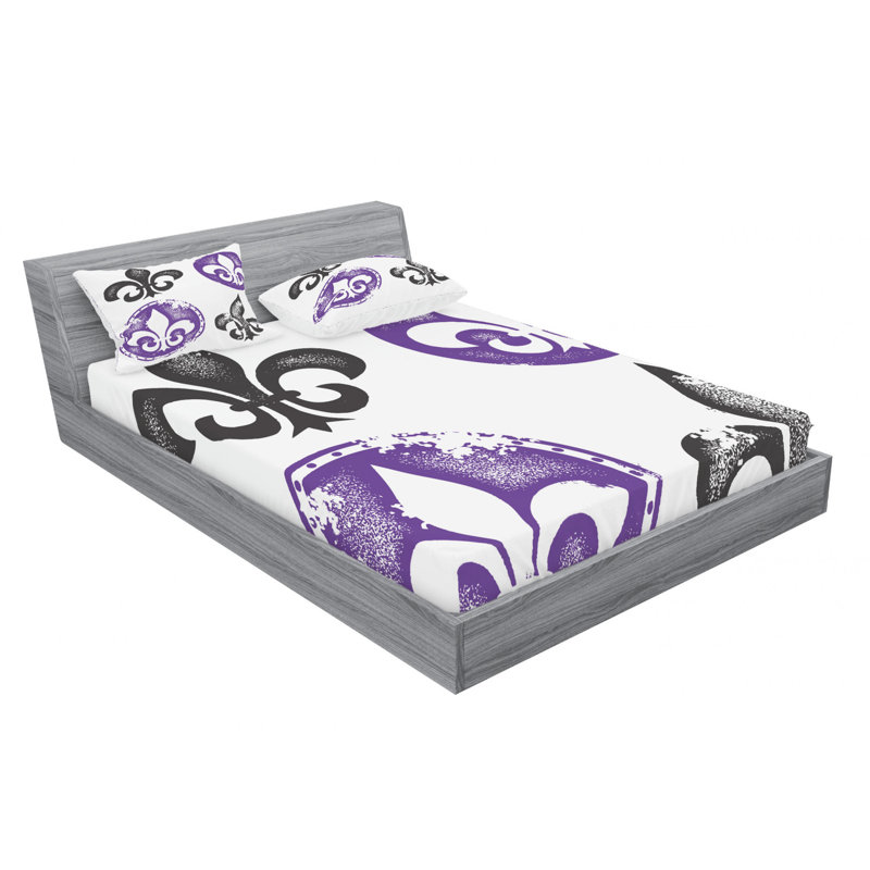 Microfiber Sheet Set, Full Sheet Set with Fitted Sheet