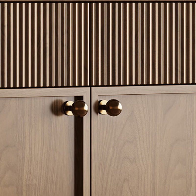 Buffet rétro frais et simple, H 35,43 po x l 47,24 po x P 15,75 po