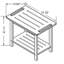 Tabouret de douche en PEHD-561923108