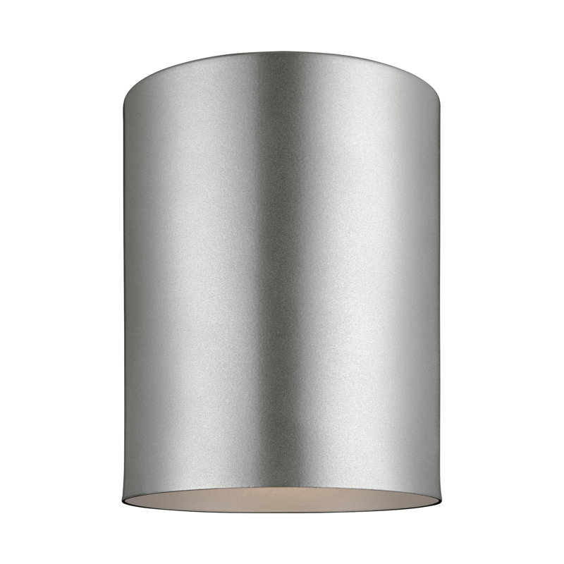 Wall Light, 9" H x 6" W x 6" D, Brushed Nickel, No