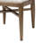 Babson Fabric Seagrass and Mahogany wood Side Chair in Brown