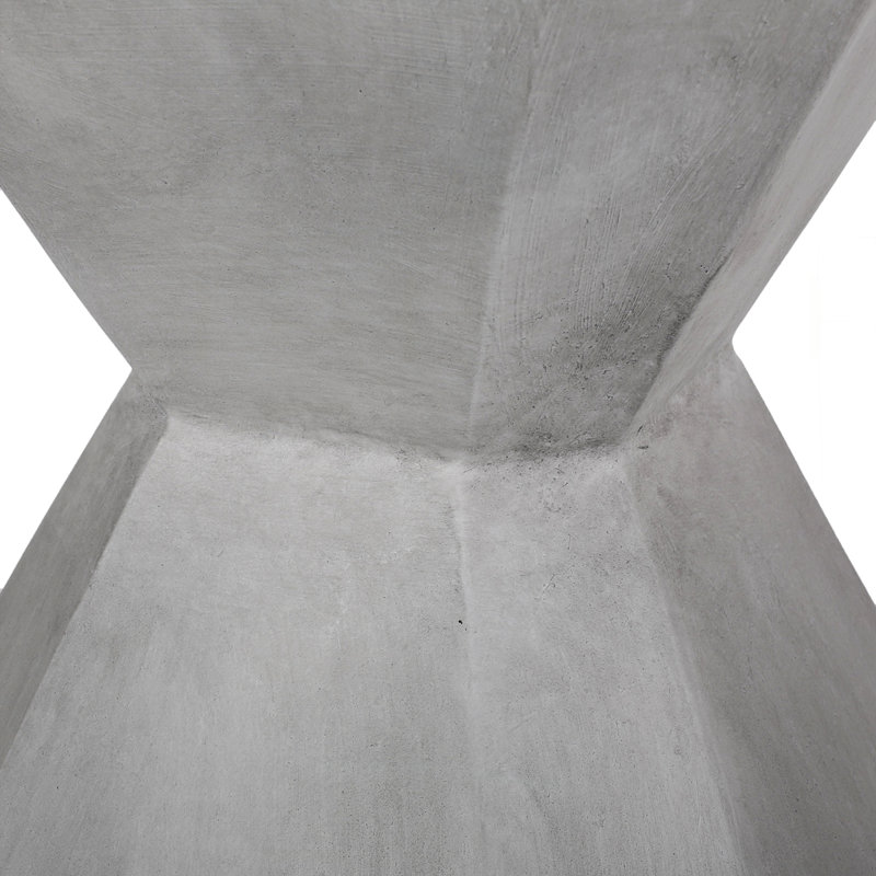 Table d'appoint d'extérieur en béton léger