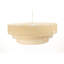 Wampum 1 - Light Cream Geometric Pendant