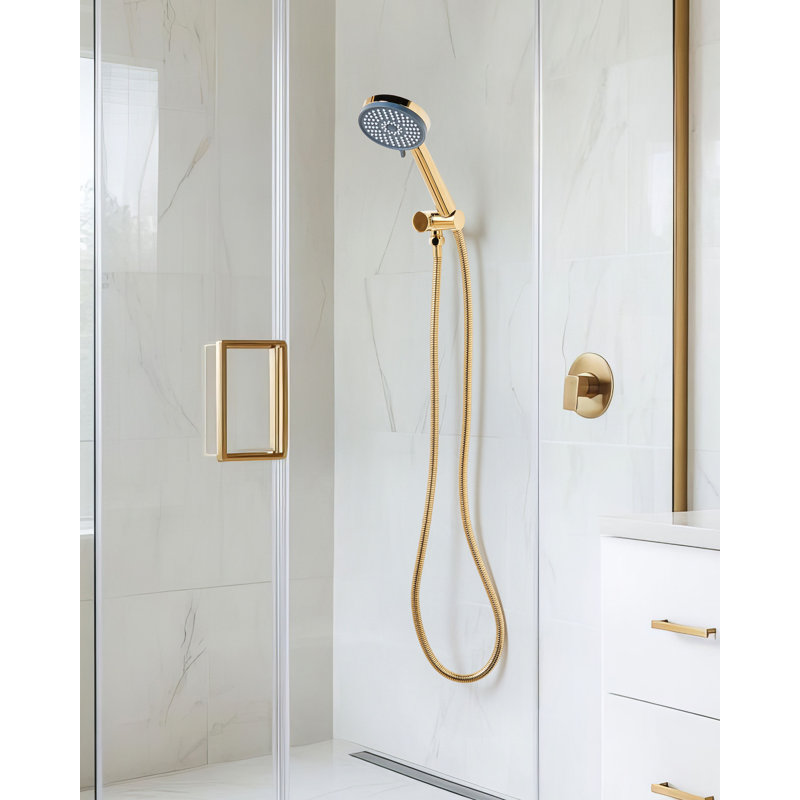Shower Head and Hose Kit SURIPA, Gold