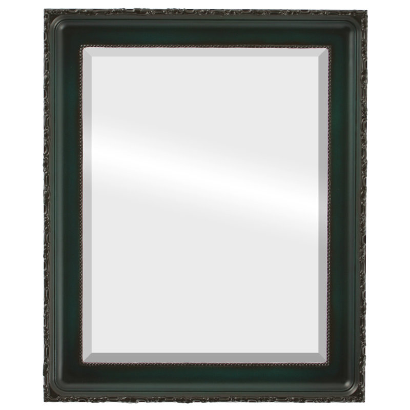 Reposa Rectangle Mirror, 38.63" H x 26.63" W, Hunter Green
