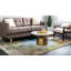 Tapis abstrait bleu / vert / brun Rizer-188467493