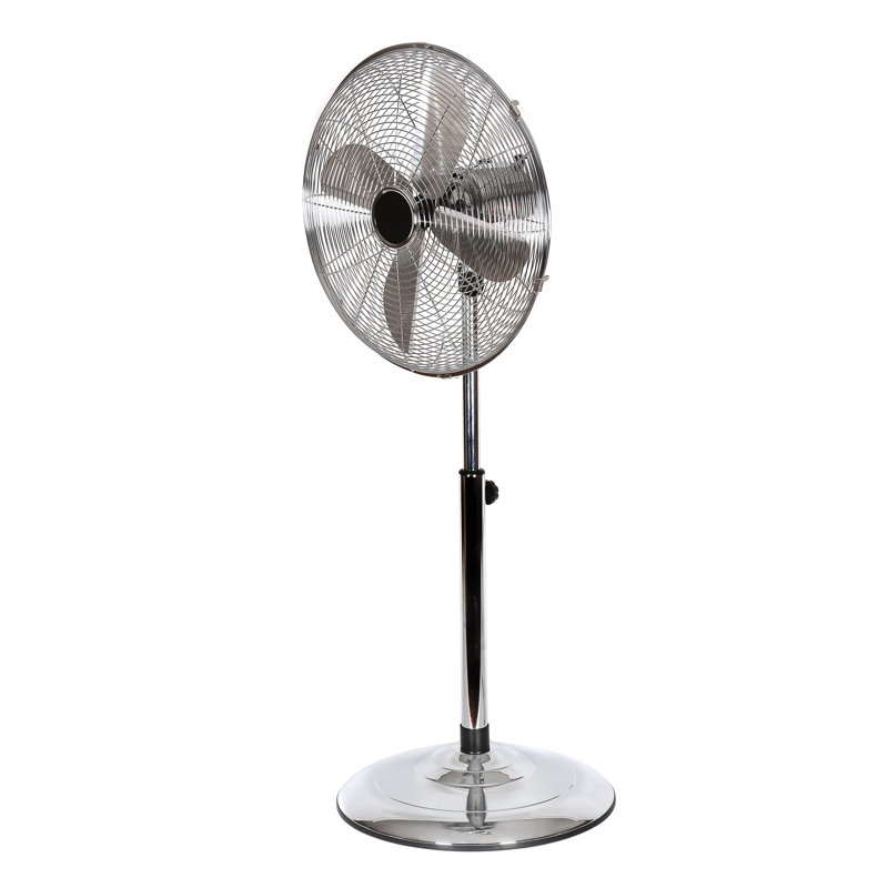 Igenix 16 Inch Pedestal Fan Chrome, Chrome