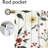 2Pcs White Floral Berry Pattern Curtains, Rod Pocket Window Drapes, Elegant Natural Design, Living Room Bedroom Study Window Decor-1277282924