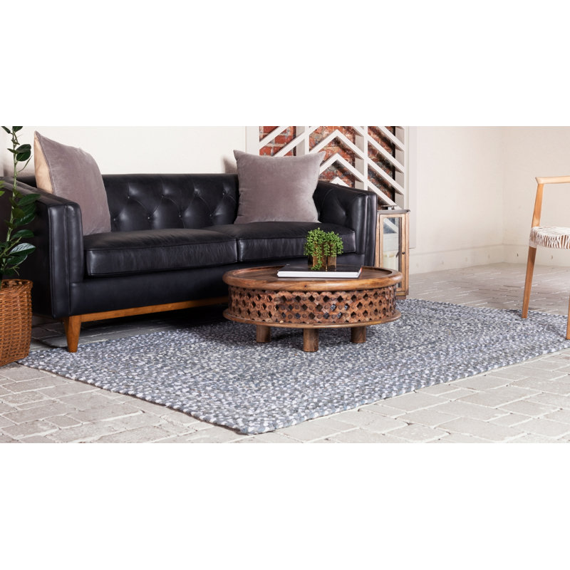 Barlet Cotton Indoor Rug, Rectangle 5'1" x 8'