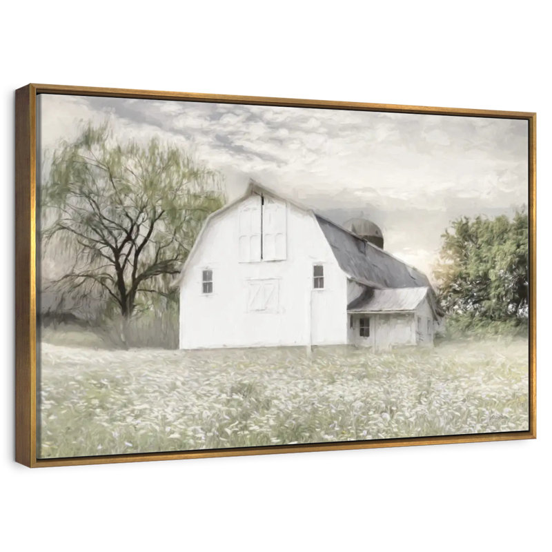 Brownsville Sunrise, Cadre flottant doré, 13 po x 9 po