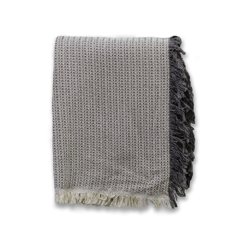 Jeté tissé 46 x 67, Gris 1