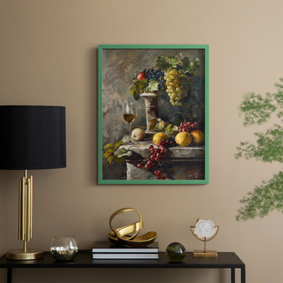 Reproduction encadrée FLORAL Series DCCxxxi - bois massif