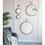 Miroir rond en fer-758383314