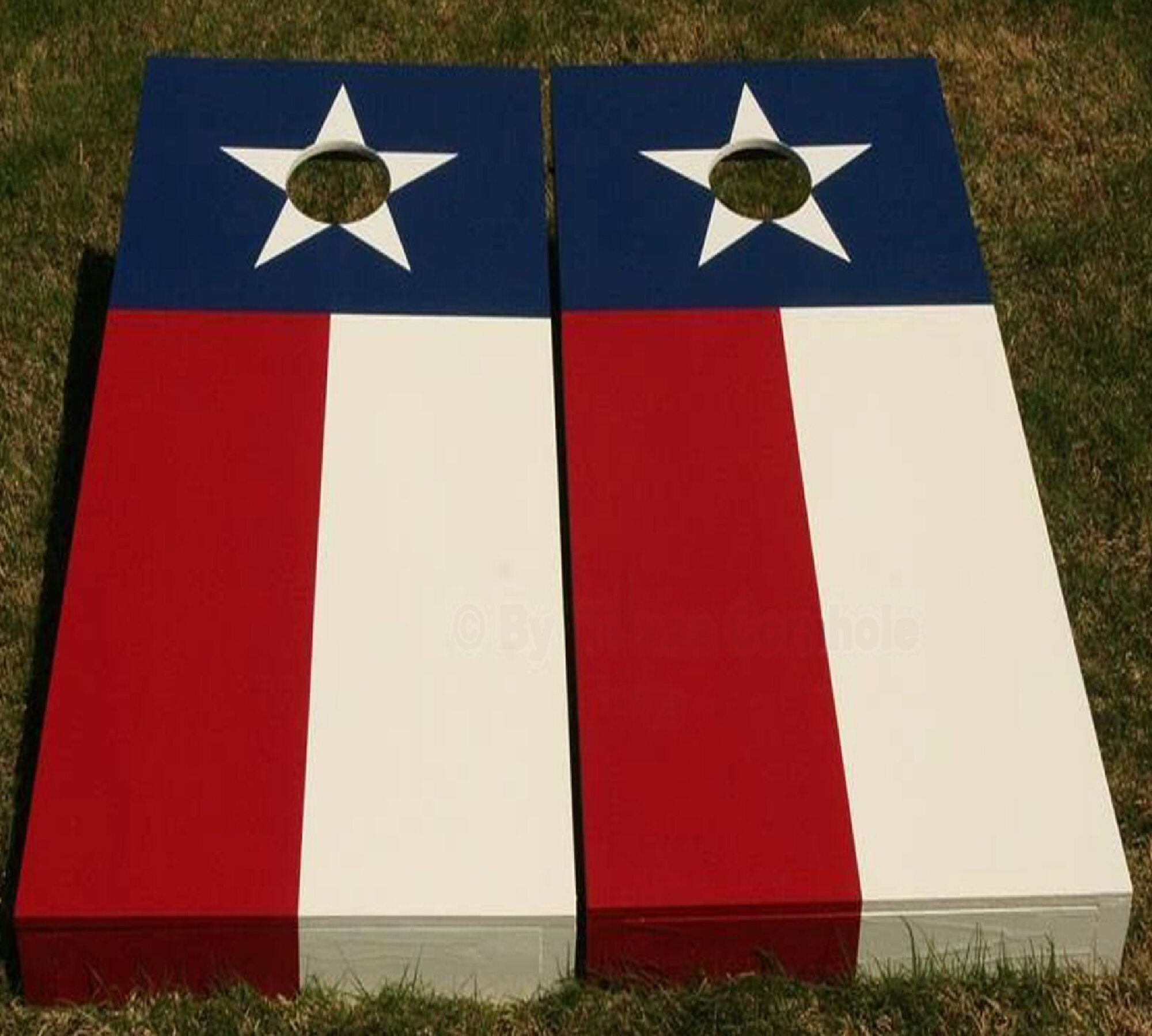 Chicago Bears Version 1 Cornhole Set with Bags - Custom Cornhole, LLC