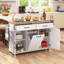 147 cm W Kitchen Cart with