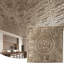 Paquet de 12 tuiles de plafond de 24 po x 24 po, panneaux de plafond à coller 3D en PVC (48 pieds carrés / caisse)-116367963