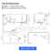 55'' X 29.5'' Freestanding Solid Surface Bathtub