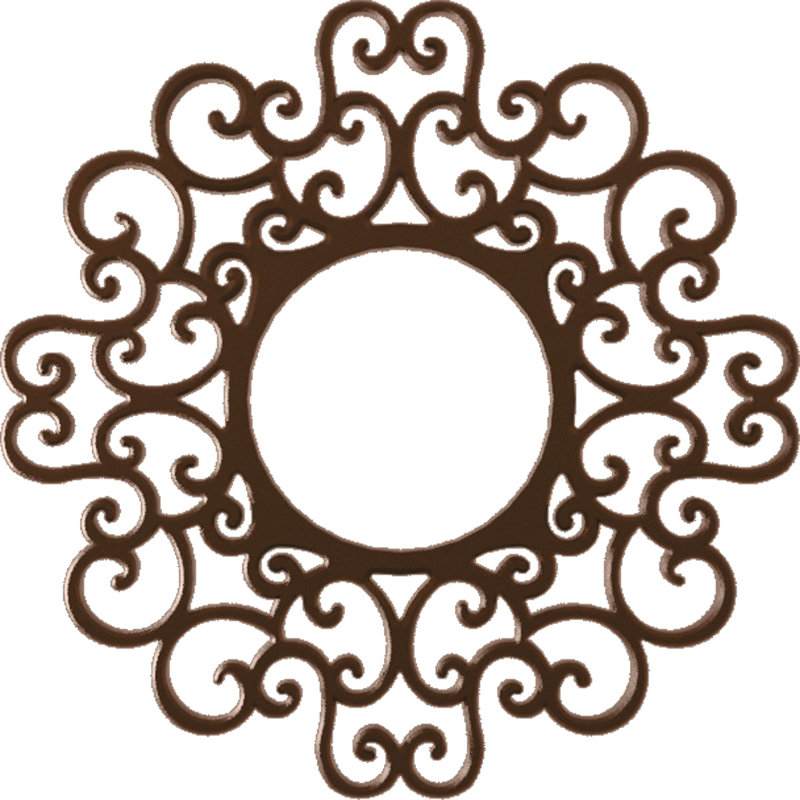 Médaillon de plafond en PVC de qualité architecturale Reims 26 po x P 9 pi 7 po x P 3/4 po, H 26 po x l 26 po x P 0,75 po