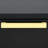 Glamorous 2 Nightstand In Black And Gold - Bedroom Decor Statement Optimize Storage Efficiency-796651429
