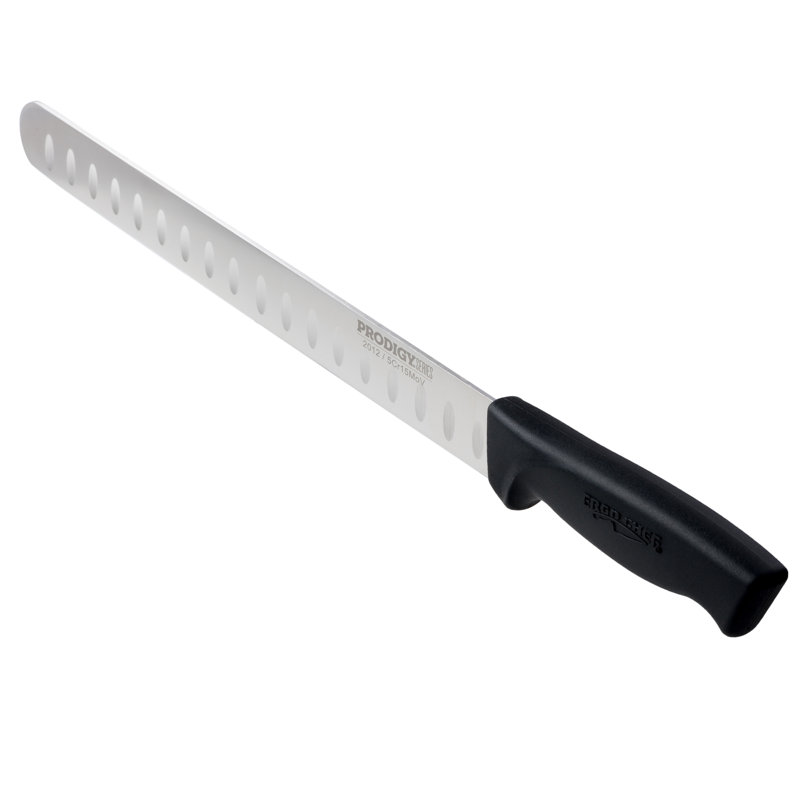 Ergo Chef Prodigy Series 12-Inch Stainless Steel Carving Knife with Non-Slip Handle