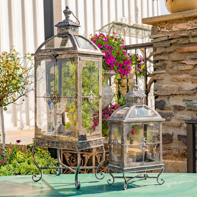Marcel Iron/Glass Terrariums (Set of 2)