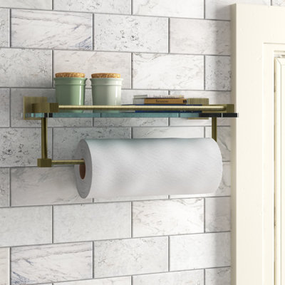 Haranu Bracket Shelf with Towel Bar