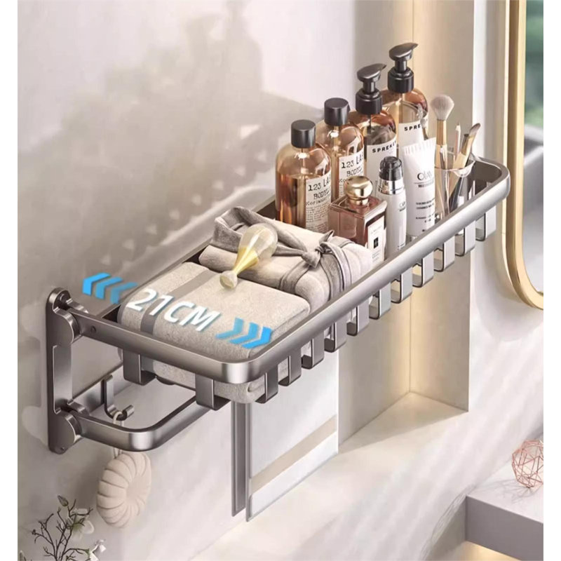 Porte-serviettes mural 24 po en aluminium
