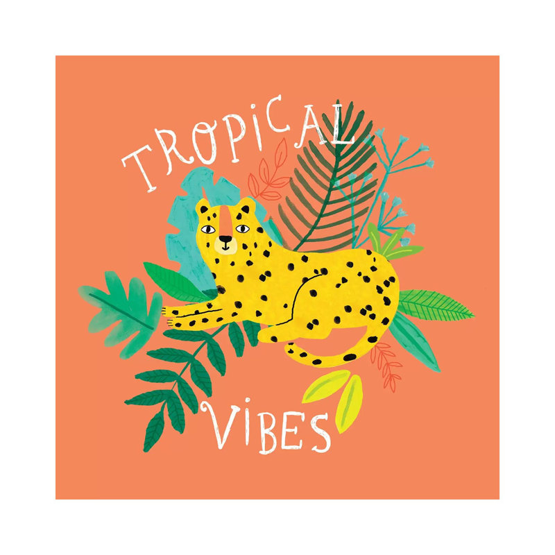 Everyday Totally Tropical II by Lisa Barlow - Wrapped Canvas Print, 30.48cm H x 30.48cm W x 1.91cm D