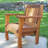 Carmelita 1 - Person Solid Wood Patio Dining Set Umbrella Hole Included Square Table-584834986
