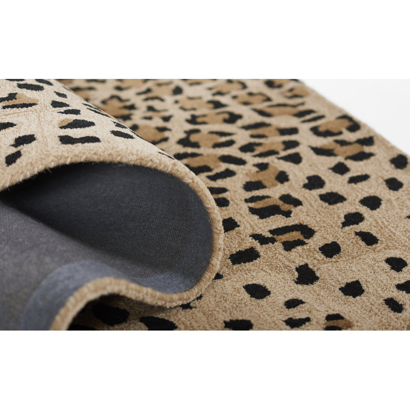 Hand-Tufted Wool Animal Print 9' x 12' Area Rug