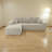 Cloud Sectional Sofa With Chaise, Plush Corduroy Modern Couch, No Assembly Required-44868252-44868448
