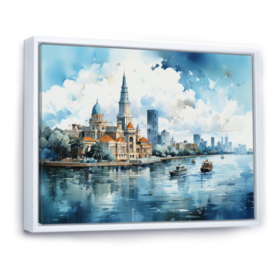 «Vietnam Ho Chi Minh City Skyline II», reproduction sur toile