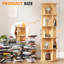 Bibliothèque pivotante à 360 °, bibliothèque d'angle peu encombrante pour la chambre à coucher, le salon ou le bureau-701794549