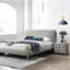 Table de chevet 2 tiroirs Grey Boucle