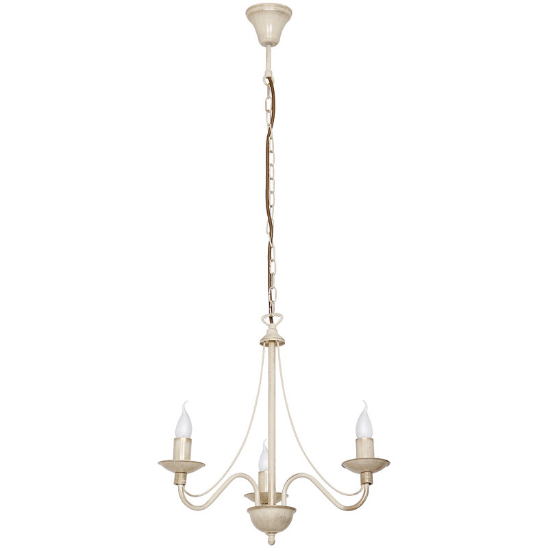 Enmore 3 - Light Candle Style Chandelier, Cream
