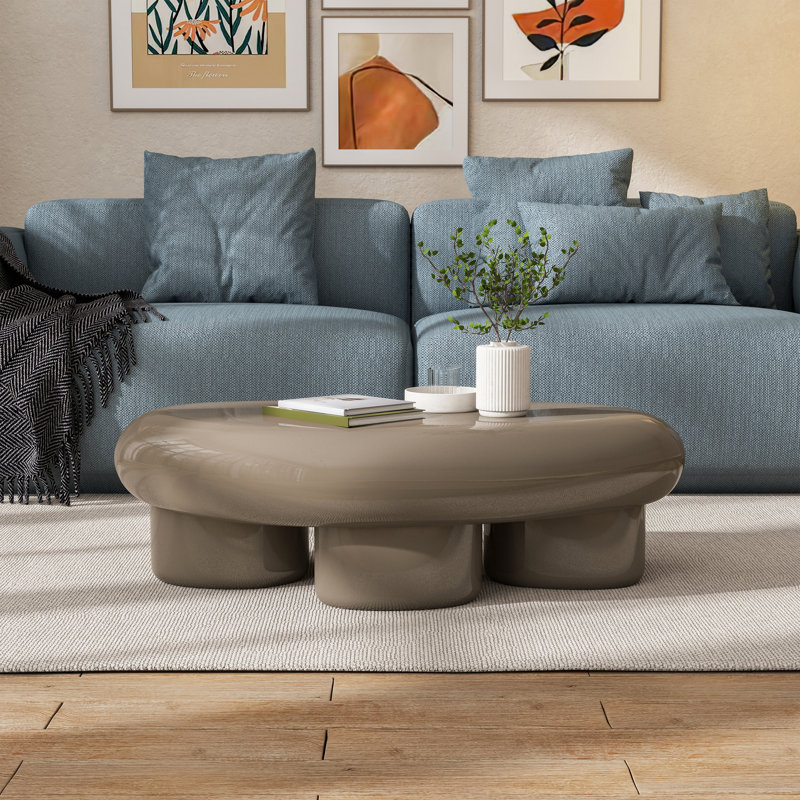 Table basse Jahmaal, Brun