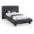 Tissu de polyester noir sélectionné