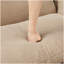Repose-pieds Lucas - Polyester - Café-737119587