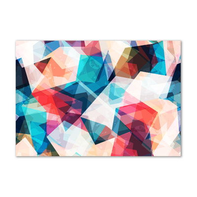 Mosaic Abstraction - No Frame Print on Canvas
