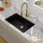 30'' L Single Bowl Quartz/Granite Kitchen Sink-112554801