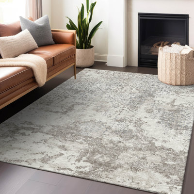 Tapis ivoire Prisco lavable à la machine de qualité supérieure