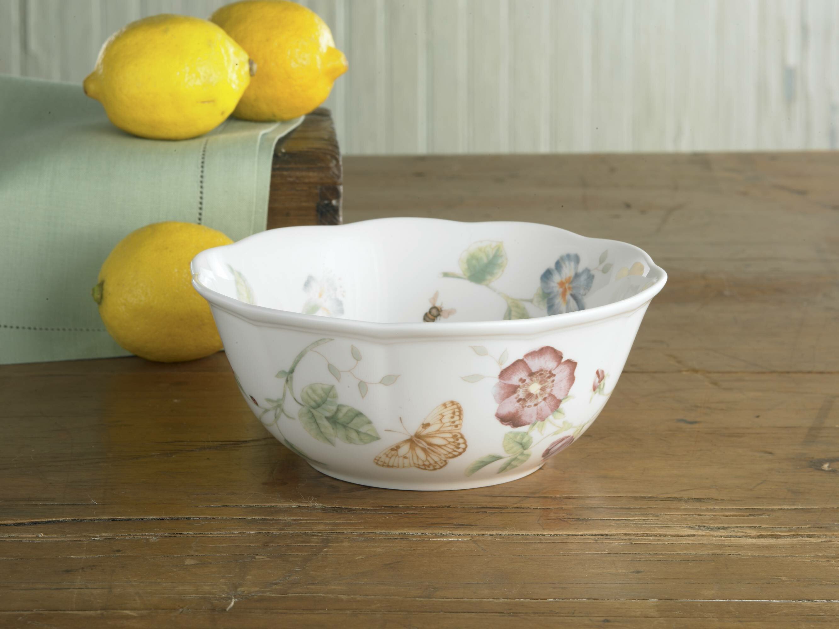 Lenox Butterfly Meadow All Purpose Bowl, Set of 4 