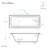 Voltaire 66" x 32" Alcove Bathtub-615051395